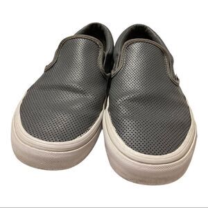 VANS, perforated leather off-the-wall shoes‎